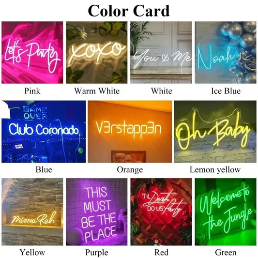 Custom Neon Name Sign
